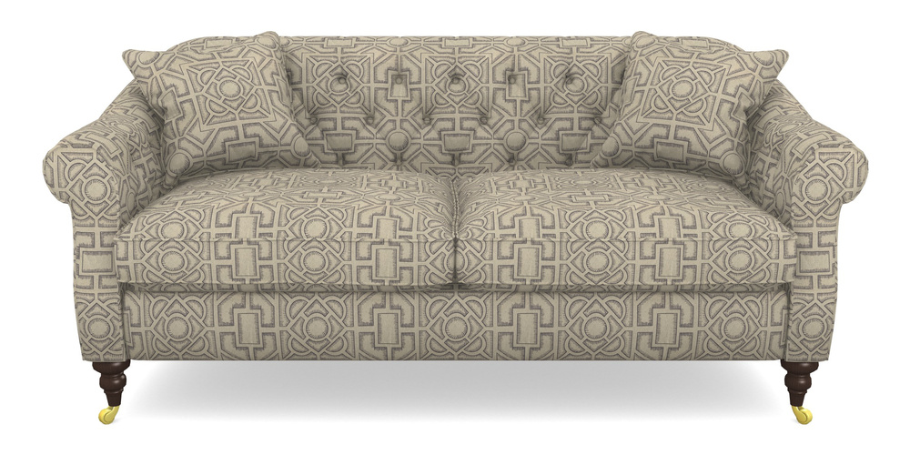 Product photograph of Abbotsbury 3 Seater Sofa In Rhs Collection - Large Knot Garden Linen - Grey from Sofas and Stuff Limited
