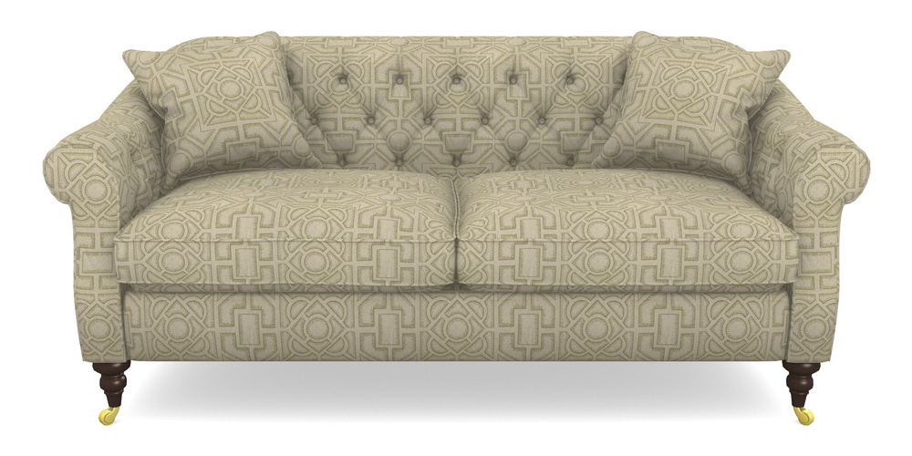 Product photograph of Abbotsbury 3 Seater Sofa In Rhs Collection - Large Knot Garden Linen - Olive from Sofas and Stuff Limited