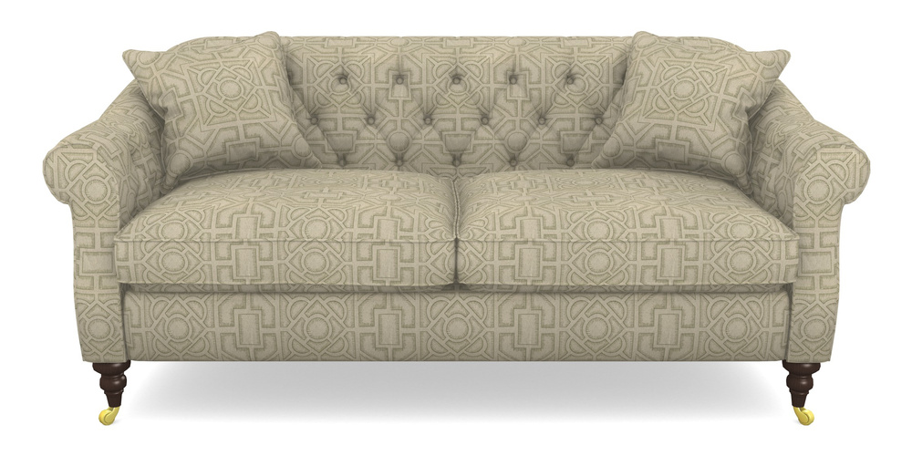 Product photograph of Abbotsbury 3 Seater Sofa In Rhs Collection - Large Knot Garden Linen - Pistachio from Sofas and Stuff Limited
