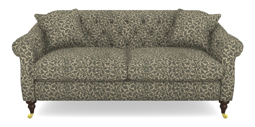 Product photograph of Abbotsbury 3 Seater Sofa In V A Drawn From Nature Collection - Oak Tree - Dark Green from Sofas and Stuff Limited