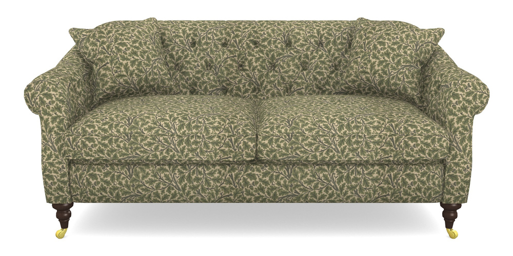 Product photograph of Abbotsbury 3 Seater Sofa In V A Drawn From Nature Collection - Oak Tree - Light Green from Sofas and Stuff Limited