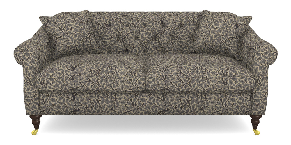 Product photograph of Abbotsbury 3 Seater Sofa In V A Drawn From Nature Collection - Oak Tree - Navy from Sofas and Stuff Limited