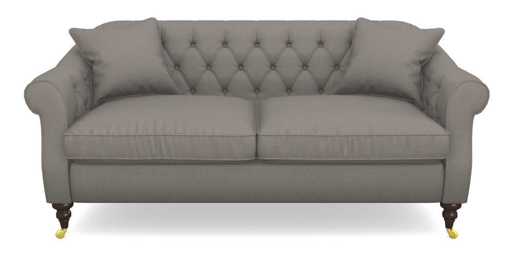 Product photograph of Abbotsbury 3 Seater Sofa In Plain Linen Cotton - Purple Haze from Sofas and Stuff Limited