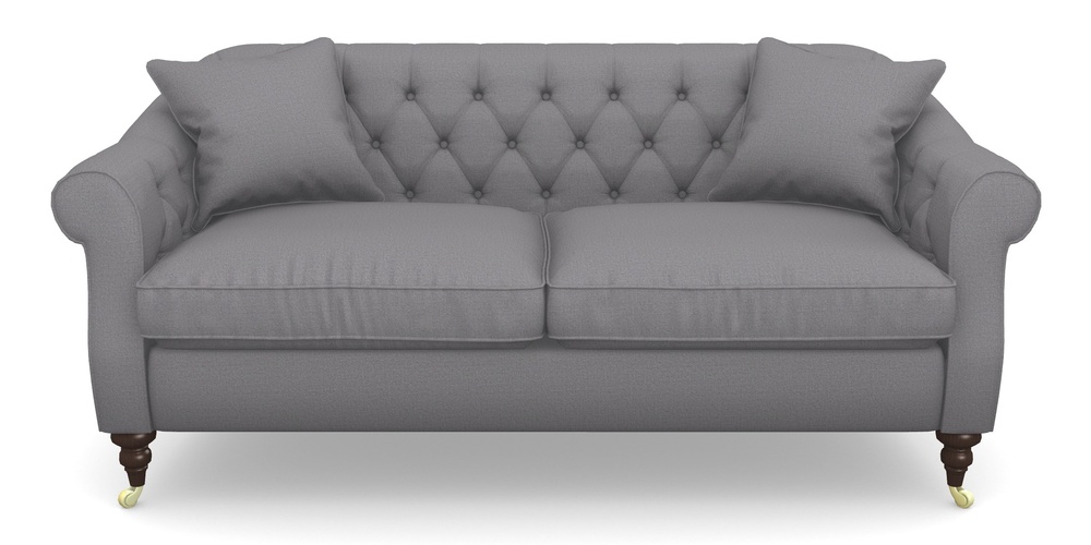 Product photograph of Abbotsbury 3 Seater Sofa In Plain Linen Cotton - Thor from Sofas and Stuff Limited