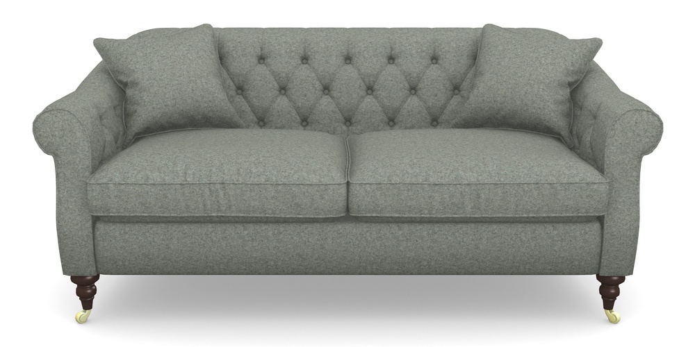 Product photograph of Abbotsbury 3 Seater Sofa In Soft Wool - Wolf from Sofas and Stuff Limited
