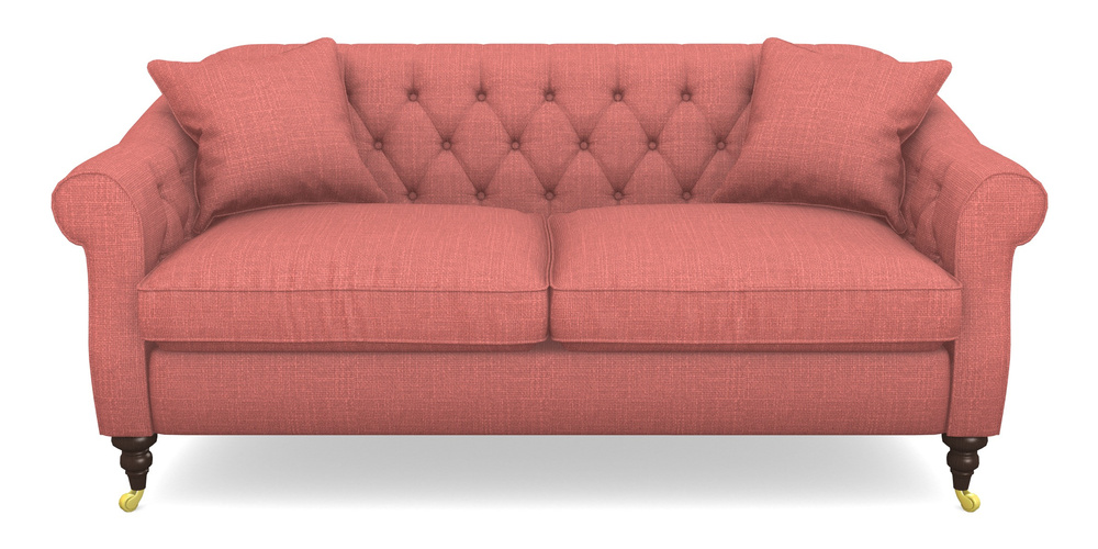Product photograph of Abbotsbury 3 Seater Sofa In Tough As Houses - Dusky Rose from Sofas and Stuff Limited