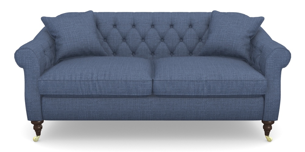 Product photograph of Abbotsbury 3 Seater Sofa In Tough As Houses - Indigo from Sofas and Stuff Limited
