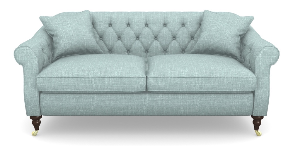 Product photograph of Abbotsbury 3 Seater Sofa In Tough As Houses - Soft Teal from Sofas and Stuff Limited