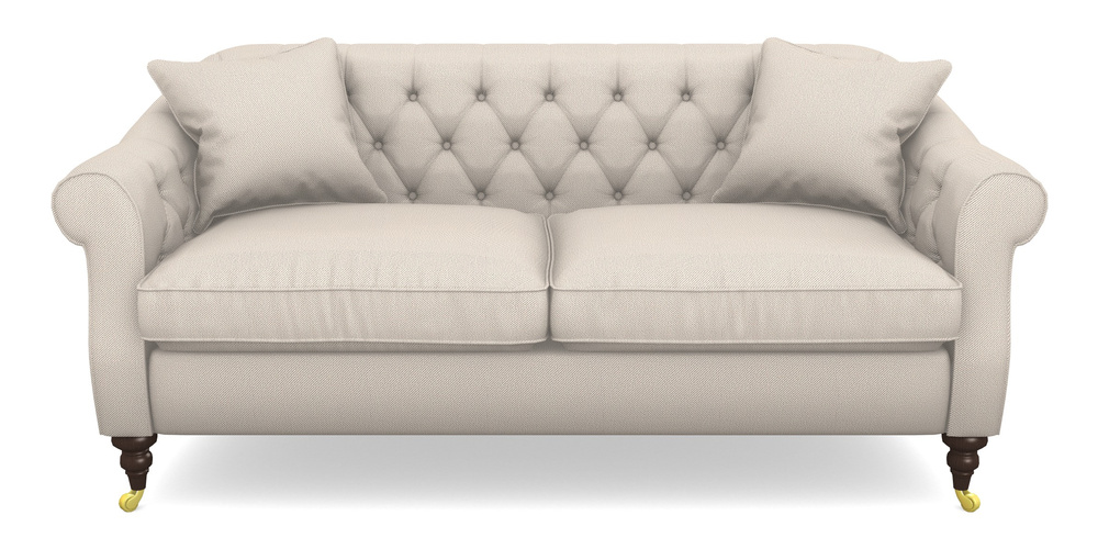 Product photograph of Abbotsbury 3 Seater Sofa In Two Tone Plain - Biscuit from Sofas and Stuff Limited