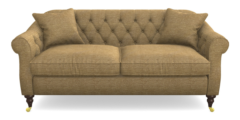 Product photograph of Abbotsbury 3 Seater Sofa In Textured Velvet - Balsa from Sofas and Stuff Limited