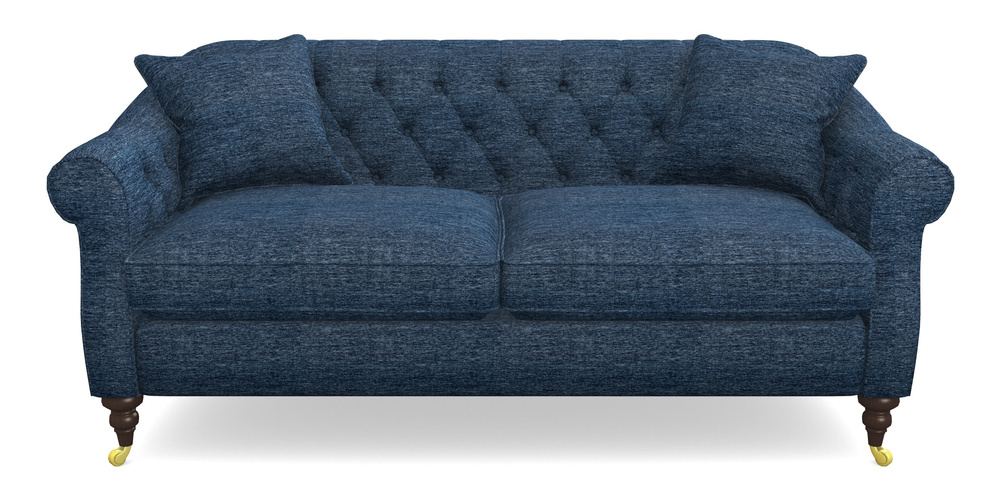Product photograph of Abbotsbury 3 Seater Sofa In Textured Velvet - Denim from Sofas and Stuff Limited