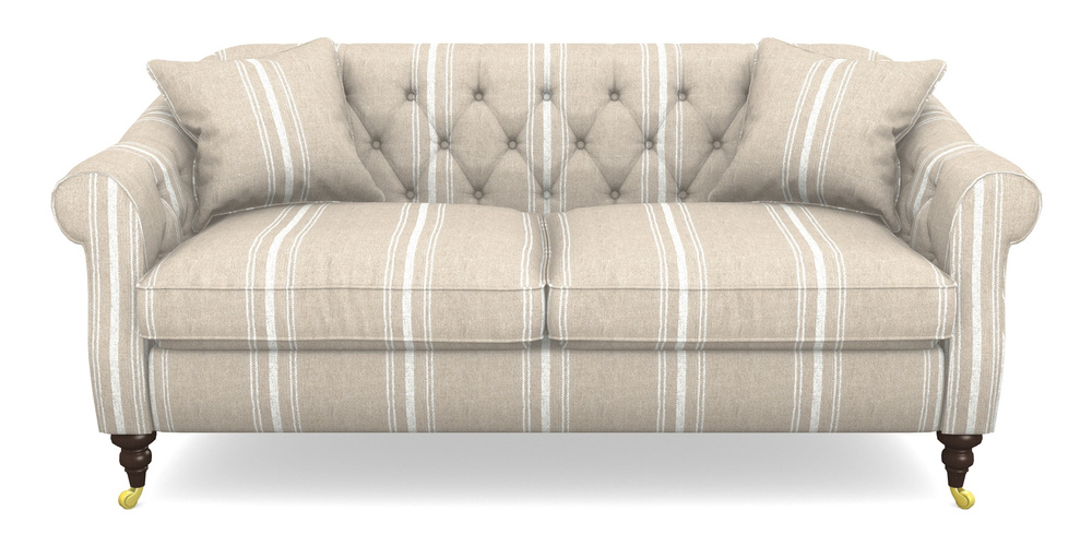 Product photograph of Abbotsbury 3 Seater Sofa In Ullswater Linen - Chalk from Sofas and Stuff Limited
