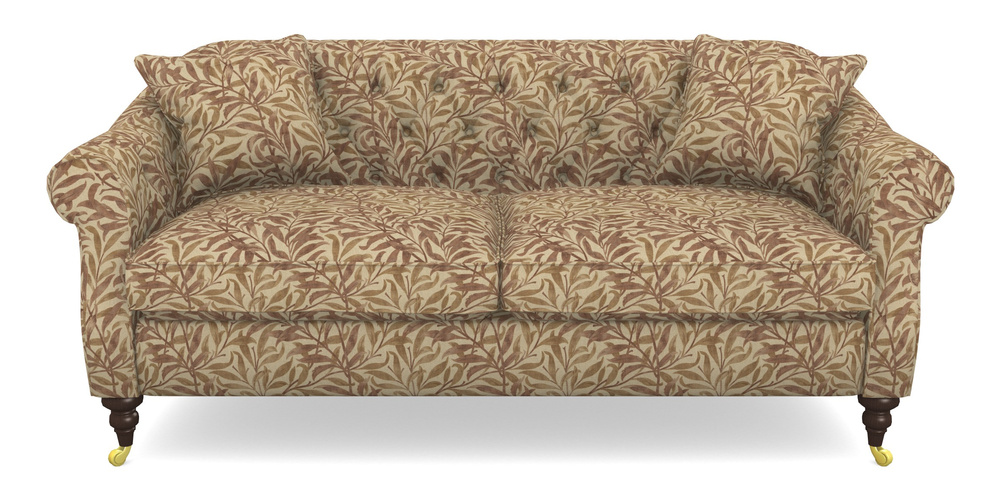 Product photograph of Abbotsbury 3 Seater Sofa In V A Drawn From Nature - Willow Bough Large - Terracotta from Sofas and Stuff Limited