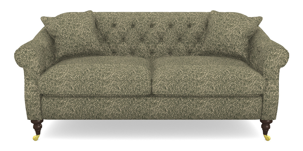 Product photograph of Abbotsbury 3 Seater Sofa In V A Drawn From Nature Collection - Willow - Dark Green from Sofas and Stuff Limited