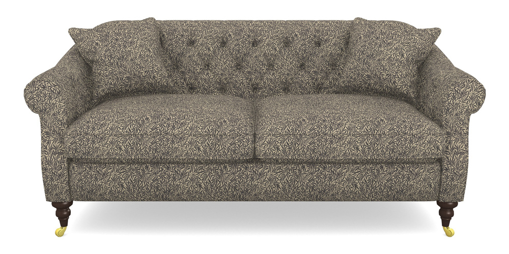 Product photograph of Abbotsbury 3 Seater Sofa In V A Drawn From Nature Collection - Willow - Navy from Sofas and Stuff Limited
