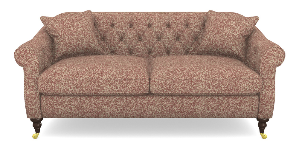 Product photograph of Abbotsbury 3 Seater Sofa In V A Drawn From Nature Collection - Willow - Red from Sofas and Stuff Limited