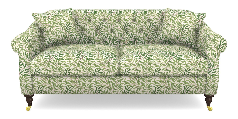 Product photograph of Abbotsbury 3 Seater Sofa In William Morris Collection - Willow Boughs - Leaf Green from Sofas and Stuff Limited