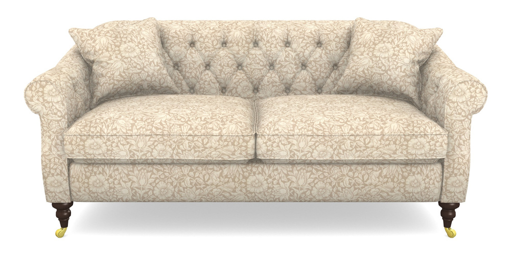 Product photograph of Abbotsbury 3 Seater Sofa In William Morris Collection - Mallow - Linen from Sofas and Stuff Limited