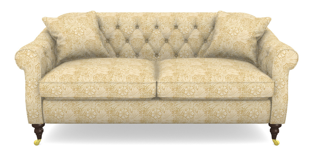 Product photograph of Abbotsbury 3 Seater Sofa In William Morris Collection - Marigold - Lichen Cowslip from Sofas and Stuff Limited