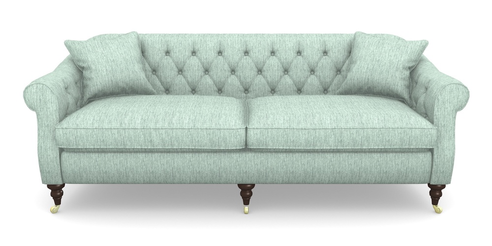 Product photograph of Abbotsbury 4 Seater Sofa In Aqua Clean Tenby - Duck Egg from Sofas and Stuff Limited