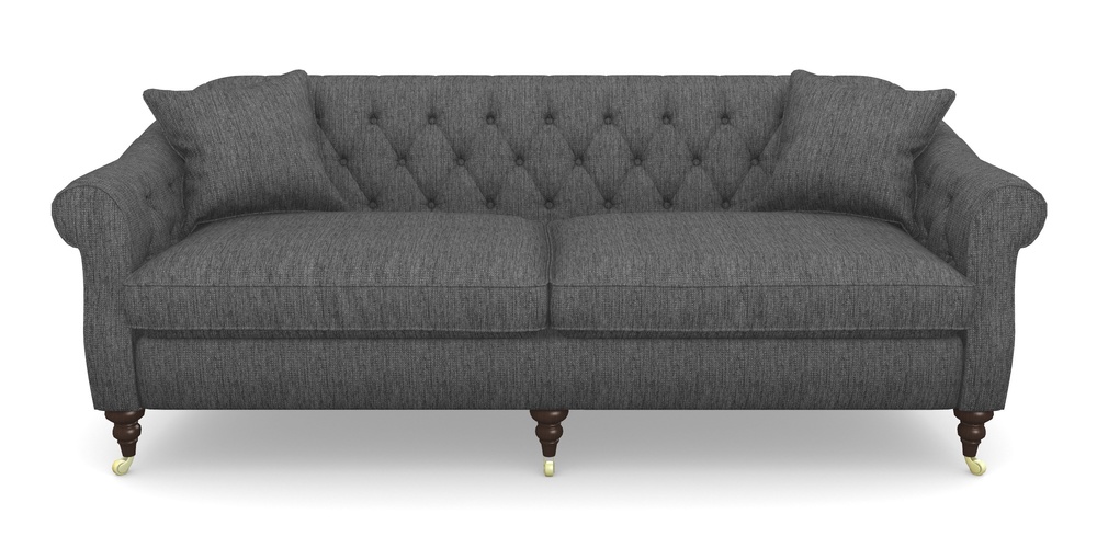 Product photograph of Abbotsbury 4 Seater Sofa In Aqua Clean Tenby - Slate from Sofas and Stuff Limited