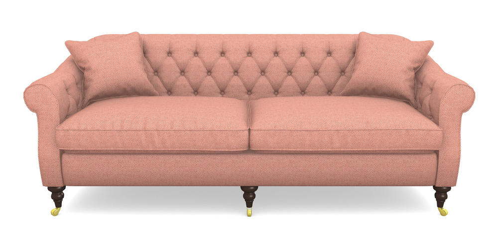 Product photograph of Abbotsbury 4 Seater Sofa In Basket Weave - Peony from Sofas and Stuff Limited