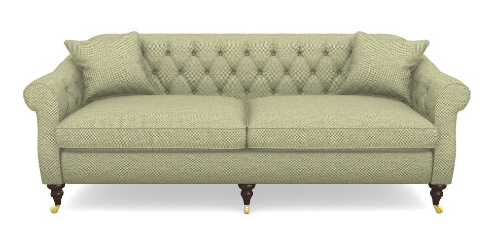 Product photograph of Abbotsbury 4 Seater Sofa In Basket Weave - Sage from Sofas and Stuff Limited