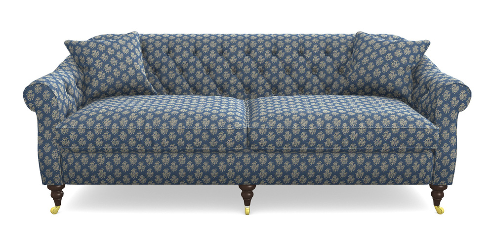 Product photograph of Abbotsbury 4 Seater Sofa In Cloth 21 - Coral 1 - Bilberry from Sofas and Stuff Limited