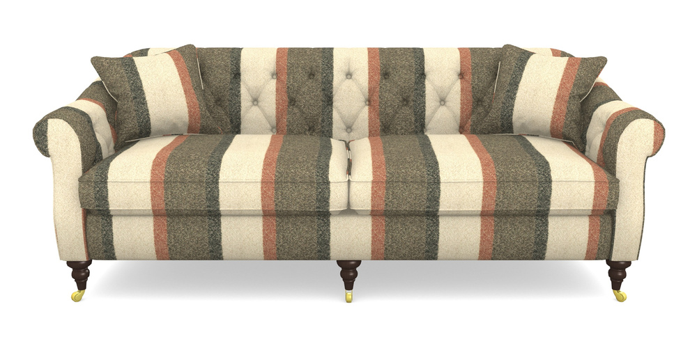Product photograph of Abbotsbury 4 Seater Sofa In Cloth 22 Weaves - Cedar Breaks - Jade from Sofas and Stuff Limited