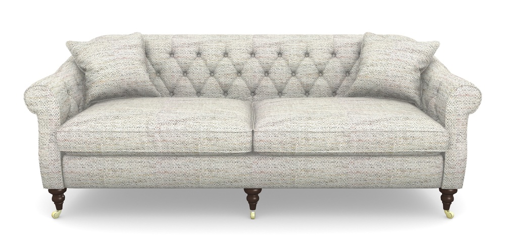 Product photograph of Abbotsbury 4 Seater Sofa In Chunky Herringbone - Chunky Herringbone Natural from Sofas and Stuff Limited