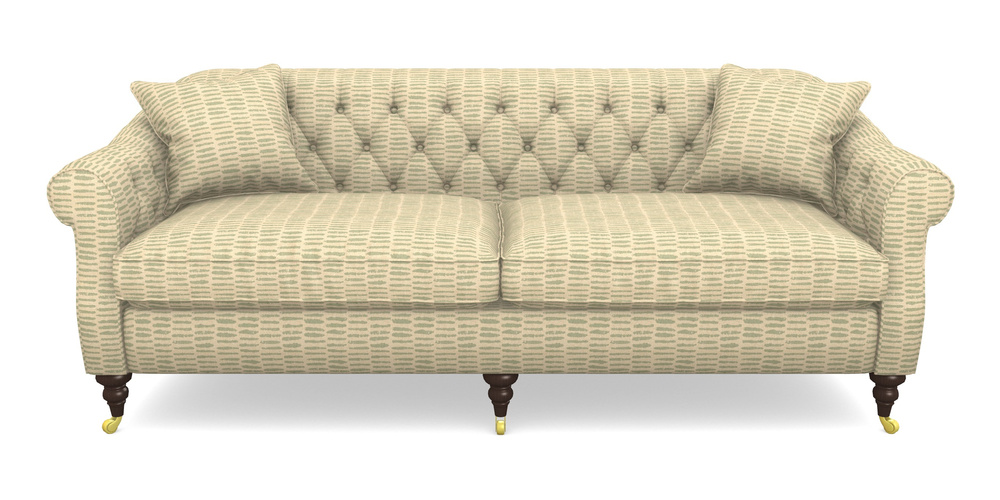 Product photograph of Abbotsbury 4 Seater Sofa In Cloth 18 - Daub - Fennel from Sofas and Stuff Limited