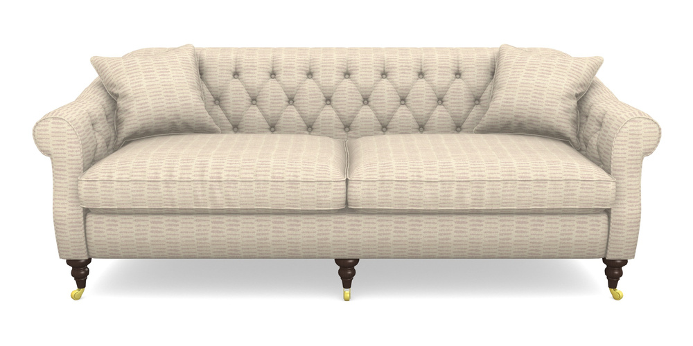 Product photograph of Abbotsbury 4 Seater Sofa In Cloth 18 - Daub - Rose from Sofas and Stuff Limited