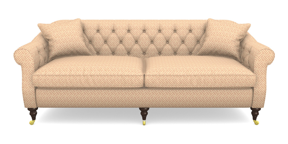 Product photograph of Abbotsbury 4 Seater Sofa In Cloth 18 - Key - Flamingo from Sofas and Stuff Limited