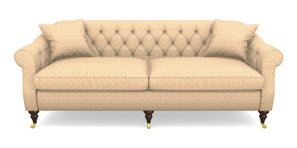 Product photograph of Abbotsbury 4 Seater Sofa In Cloth 18 - Key - Fudge from Sofas and Stuff Limited