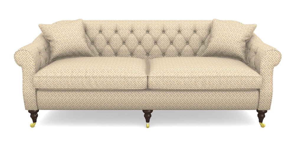 Product photograph of Abbotsbury 4 Seater Sofa In Cloth 18 - Key - Lavender from Sofas and Stuff Limited