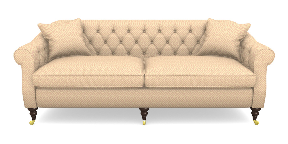 Product photograph of Abbotsbury 4 Seater Sofa In Cloth 18 - Key - Rose from Sofas and Stuff Limited