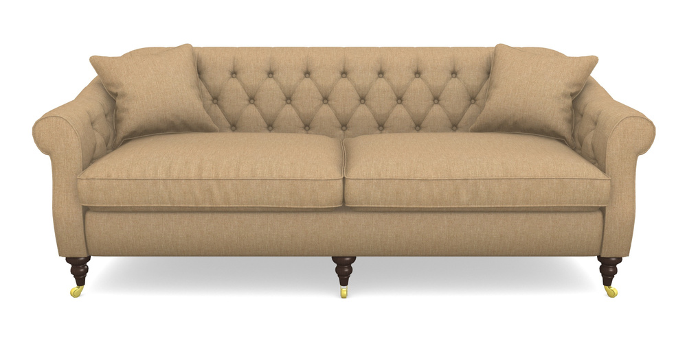 Product photograph of Abbotsbury 4 Seater Sofa In Clever Cotton Mix - Bamboo from Sofas and Stuff Limited