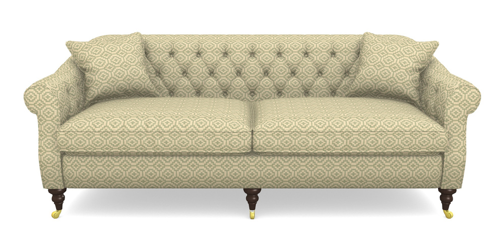 Product photograph of Abbotsbury 4 Seater Sofa In Cloth 18 - Tile - Fennel from Sofas and Stuff Limited