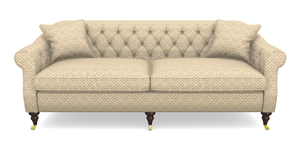 Product photograph of Abbotsbury 4 Seater Sofa In Cloth 18 - Tile - Lavender from Sofas and Stuff Limited