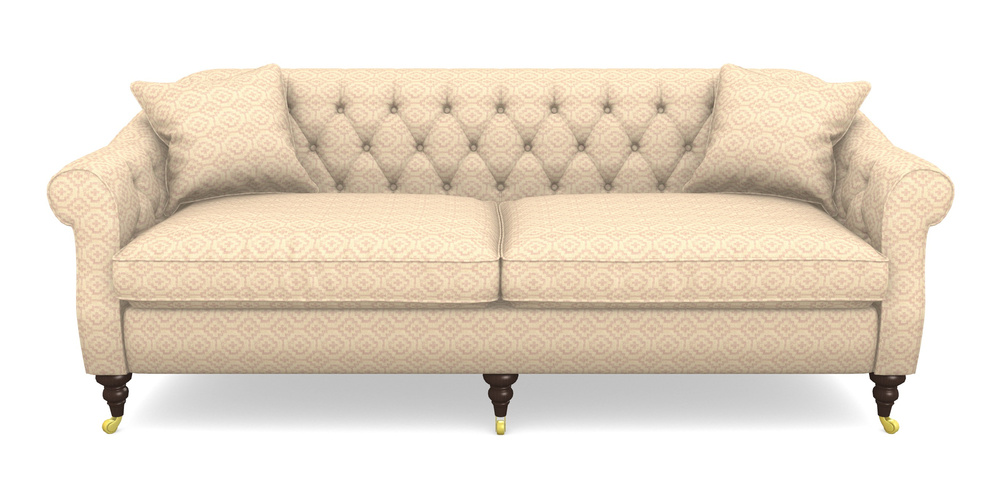 Product photograph of Abbotsbury 4 Seater Sofa In Cloth 18 - Tile - Rose from Sofas and Stuff Limited