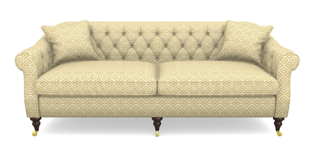 Product photograph of Abbotsbury 4 Seater Sofa In Cloth 18 - Tile - Summer from Sofas and Stuff Limited
