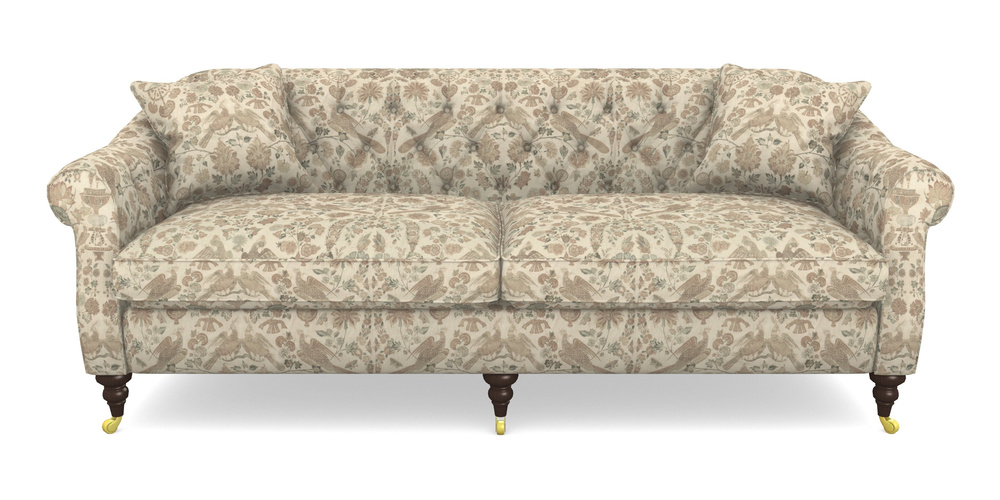 Product photograph of Abbotsbury 4 Seater Sofa In V A Brompton Collection - Coromandel - Assam Tea from Sofas and Stuff Limited