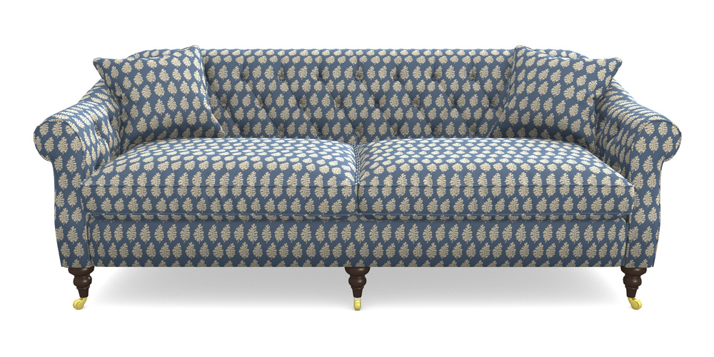 Product photograph of Abbotsbury 4 Seater Sofa In Cloth 21 - Oak Leaf - Bilberry from Sofas and Stuff Limited