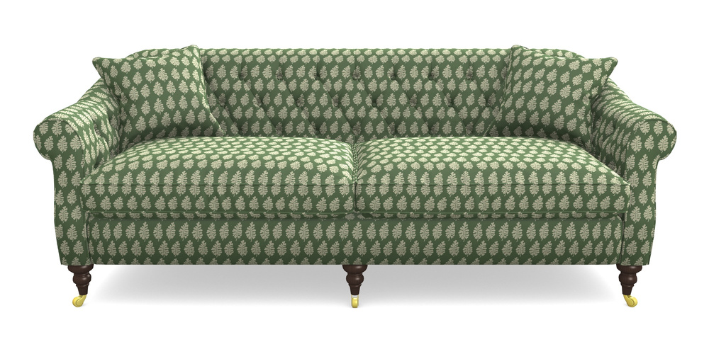 Product photograph of Abbotsbury 4 Seater Sofa In Cloth 21 - Oak Leaf - Forest from Sofas and Stuff Limited