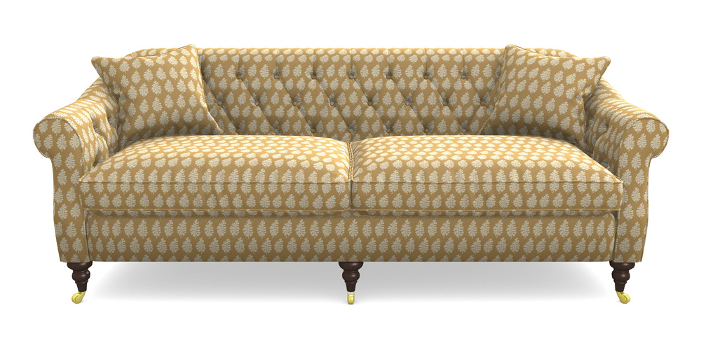 Product photograph of Abbotsbury 4 Seater Sofa In Cloth 21 - Oak Leaf - Quince from Sofas and Stuff Limited