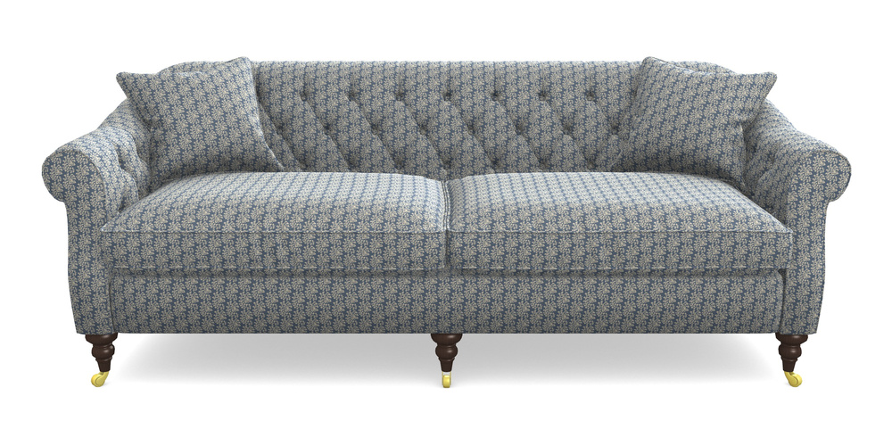 Product photograph of Abbotsbury 4 Seater Sofa In Cloth 21 - Spring Twig - Bilberry from Sofas and Stuff Limited