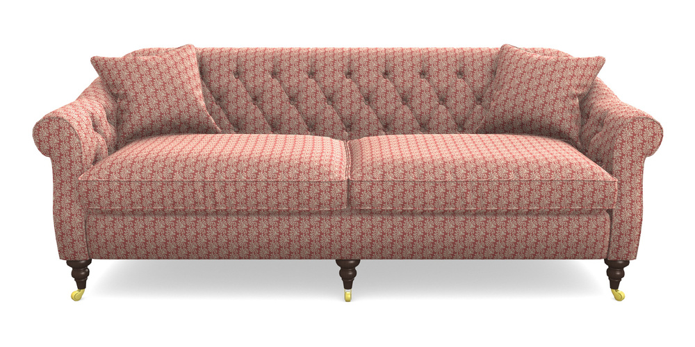 Product photograph of Abbotsbury 4 Seater Sofa In Cloth 21 - Spring Twig - Ginger Snap from Sofas and Stuff Limited