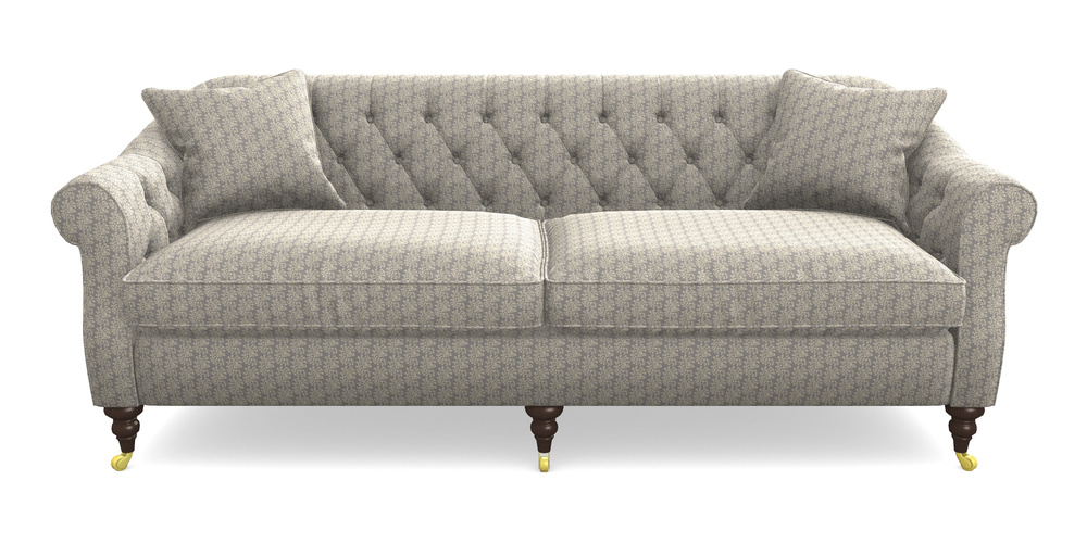 Product photograph of Abbotsbury 4 Seater Sofa In Cloth 21 - Spring Twig - Magnesium from Sofas and Stuff Limited