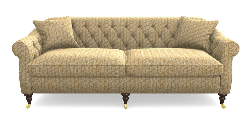 Product photograph of Abbotsbury 4 Seater Sofa In Cloth 21 - Spring Twig - Quince from Sofas and Stuff Limited