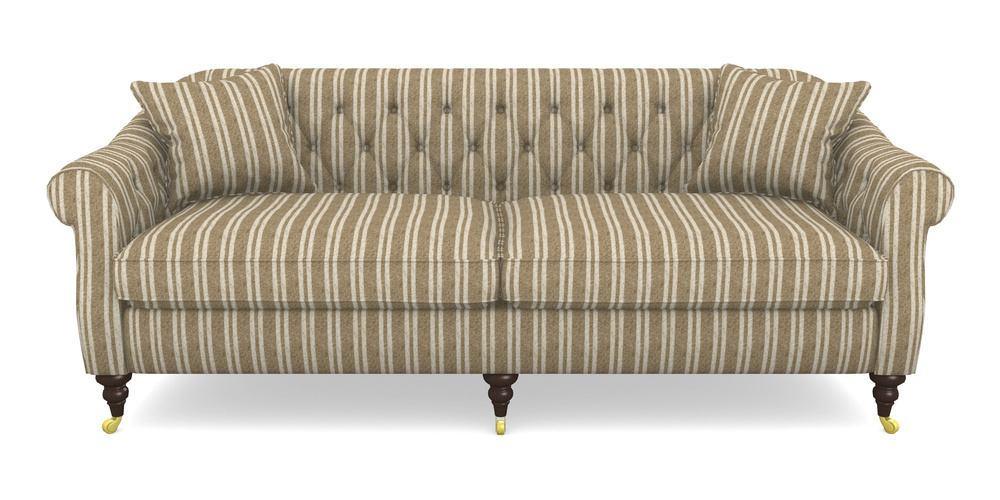 Product photograph of Abbotsbury 4 Seater Sofa In Cloth 22 - Barcode - Fallen Leaf from Sofas and Stuff Limited